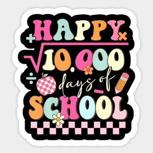 Math Formula 100 Days of School Teacher 100th Day of School Sticker